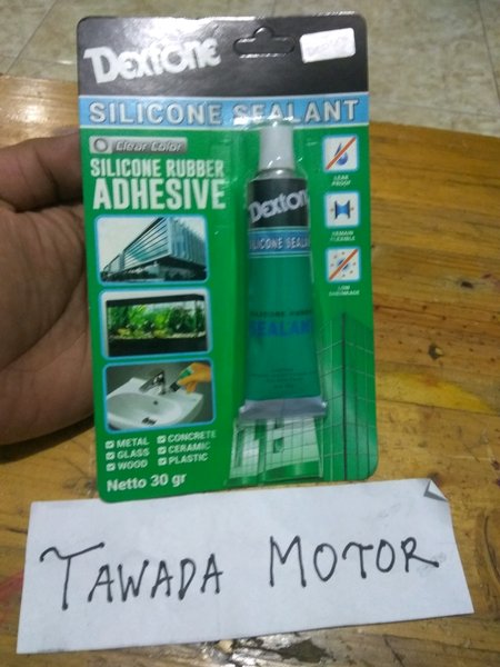 LEM KACA DEXTONE SILICON SEALANT UNTUK LEM KACA SILICON RUBBER WARNA Bening 30gr