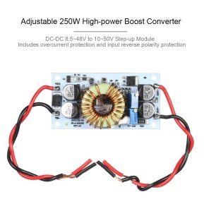 Step Up Modul Boost Converter DC DC 8.5-48 V 250 W  CC CV Power Supply Driver LED 10A