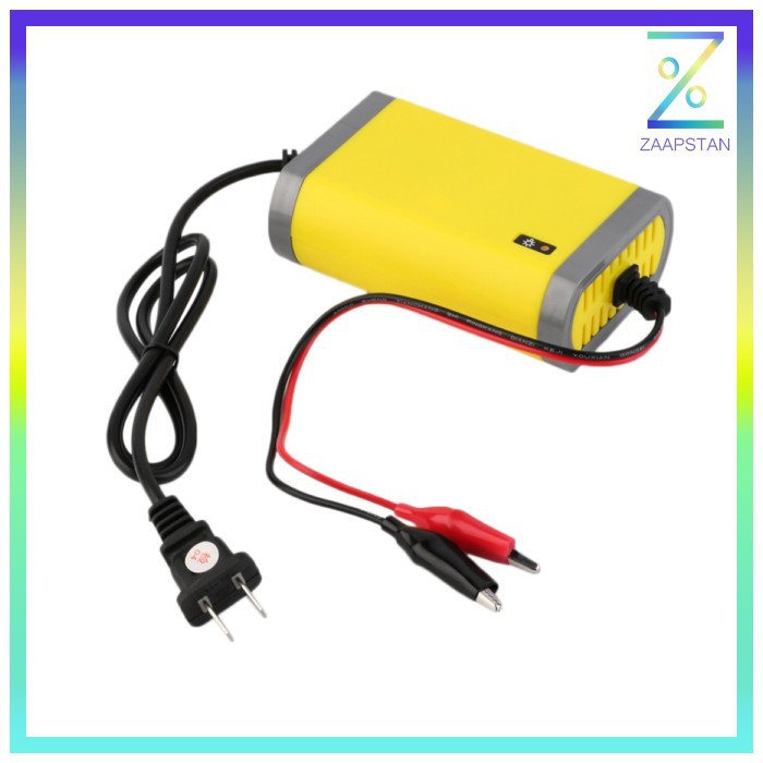 Taffware Charger Aki Mobil Motor Lead Acid 12V 2A - UD11 - Yellow