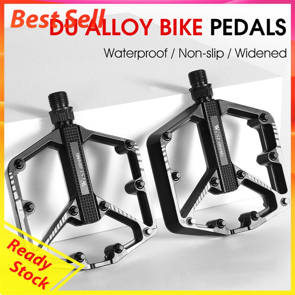 West BIKING Pedal Sepeda MTB Anti Slip Bahan Aluminum Alloy