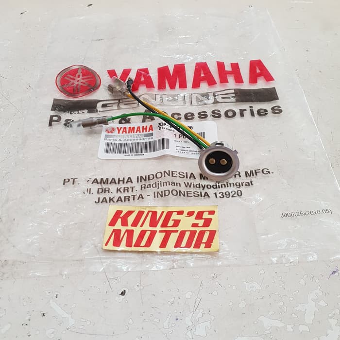 fitting, soket, socket lampu MIO,VEGA,JUPITER MX,FORCE asli yamaha