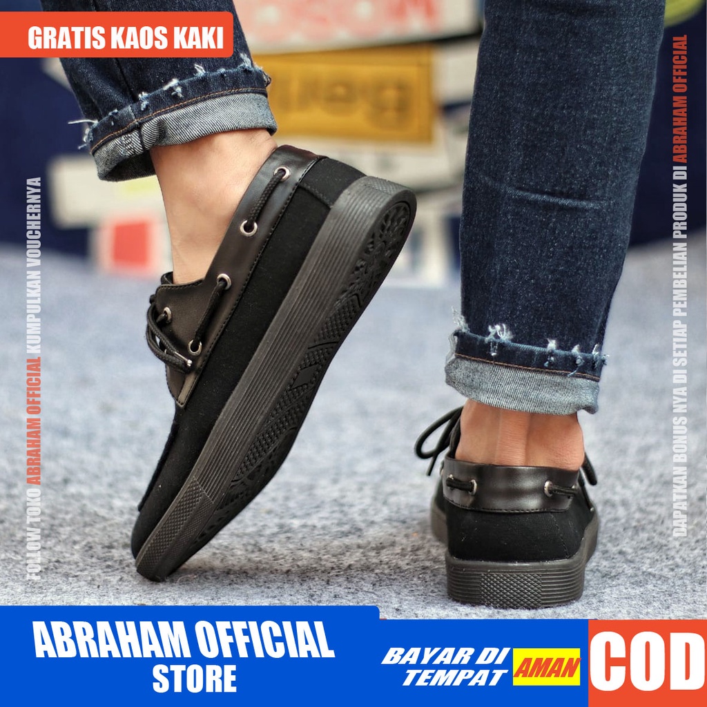 ABRHM x ZAPATO Sepatu Casual Sneaker Pria Cowok/Cowo Sepatu Pria CasualSepatu Sneakers Sepatu Kasual Semi Formal Kerja Kantor Kuliah Gaya Santai Keren Kekinian Original Murah Terlaris