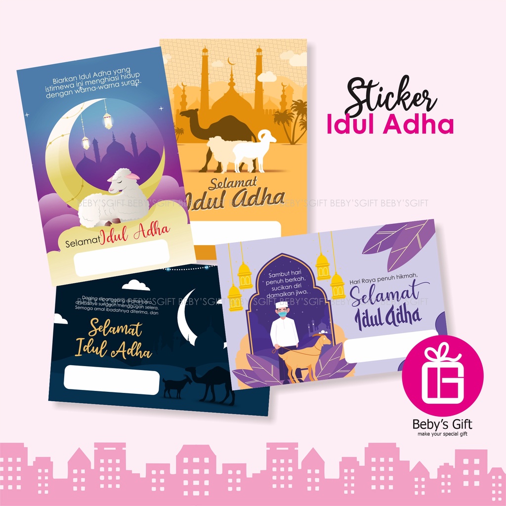 

Sticker Idul Adha Hampers Hari Raya Kurban Stiker Pengambilan Daging