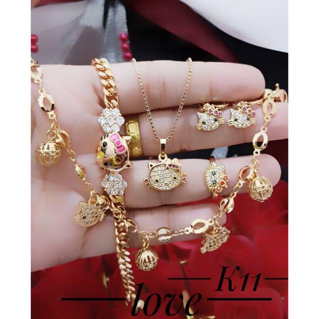 Set terlaris termurah lapis emas 18k