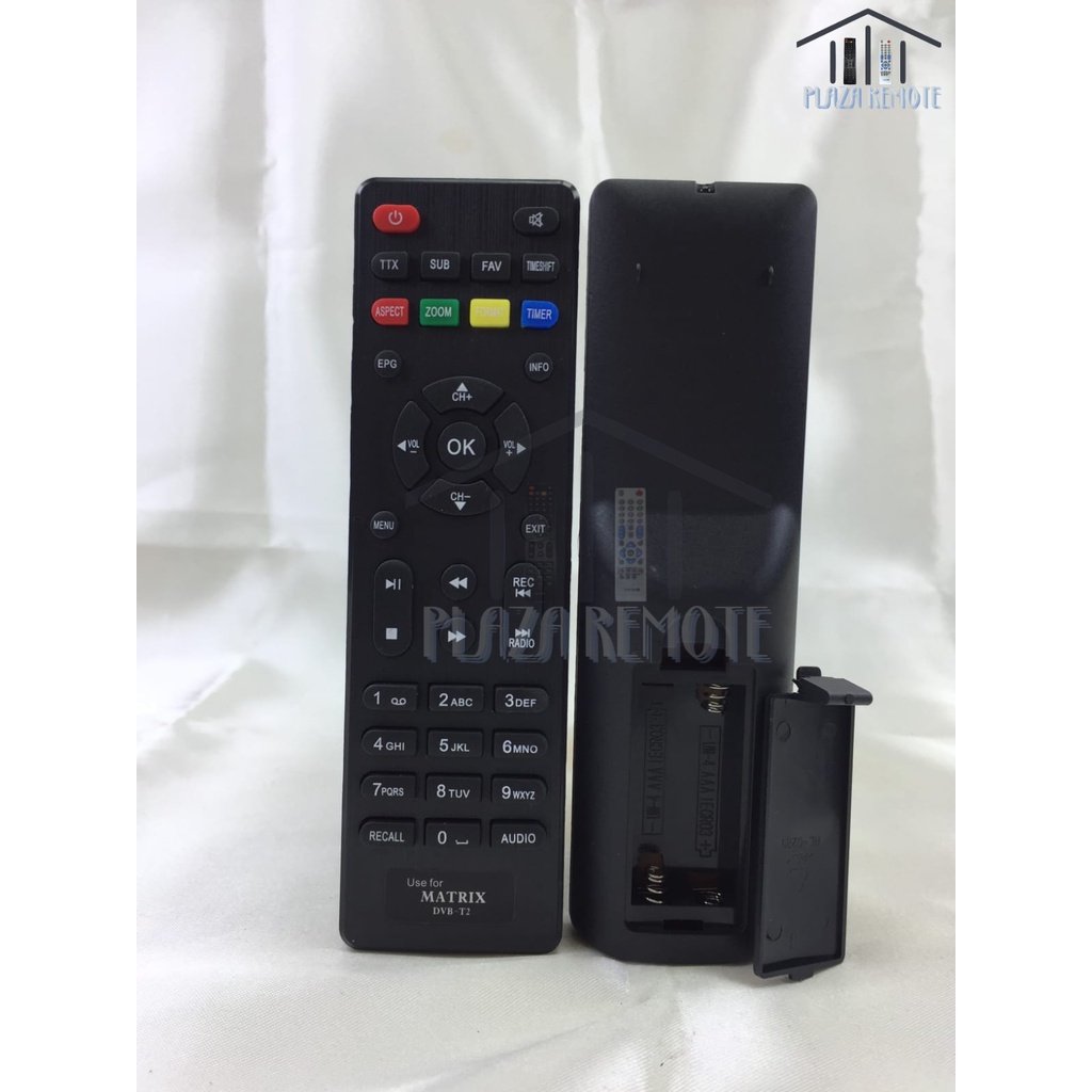 Remot / Remot Set Top Box DVB T2 Matrix Apple HD MERAH / ecer dan grosir