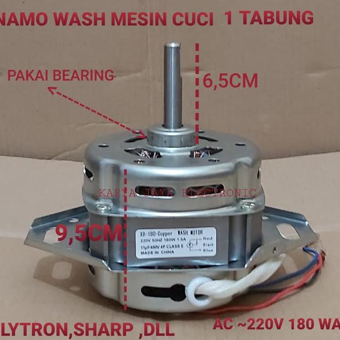 Dinamo Wash Mesin Cuci 1 Tabung / Motor Mesin Cuci 1 Tabung Kaki 2 Termurah