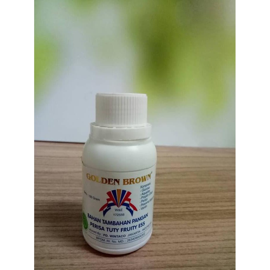 

31.87-Kue- Golden Brown Perisa Tuty Fruity Ess 100 Gram Gbtfess Pasta Tuty Fruity -Terlengkap-