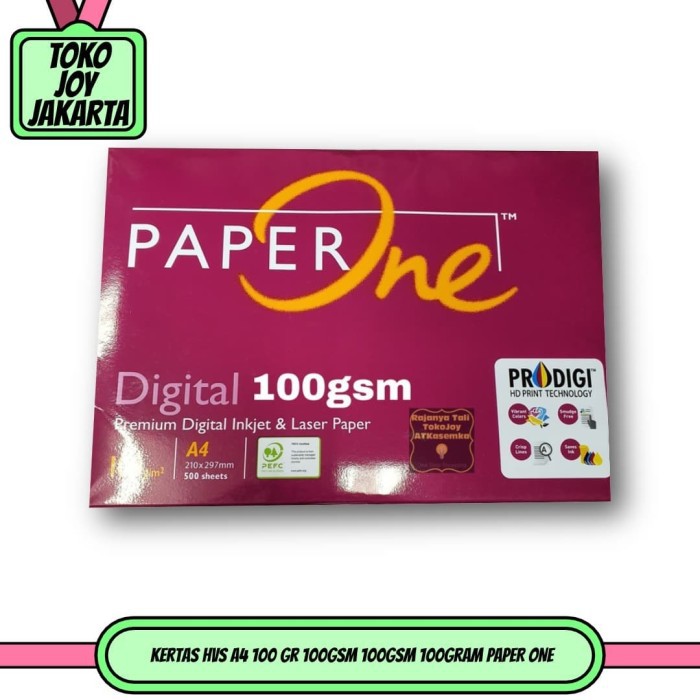 

Kertas HVS A4 100 gr 100GSM 100gsm 100gram PAPER ONE