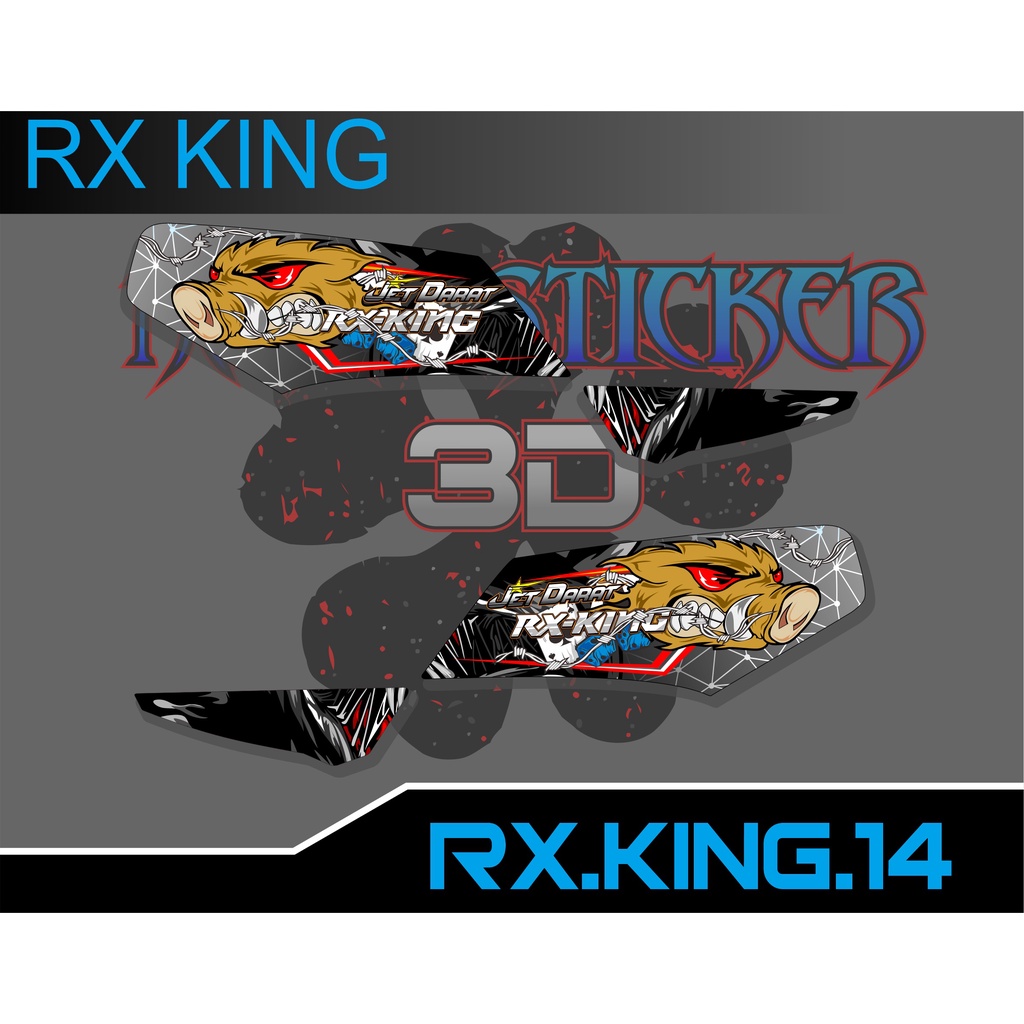 Striping RX King - Stiker Rx King List Variasi Motor STICKER RX KING CODE 14