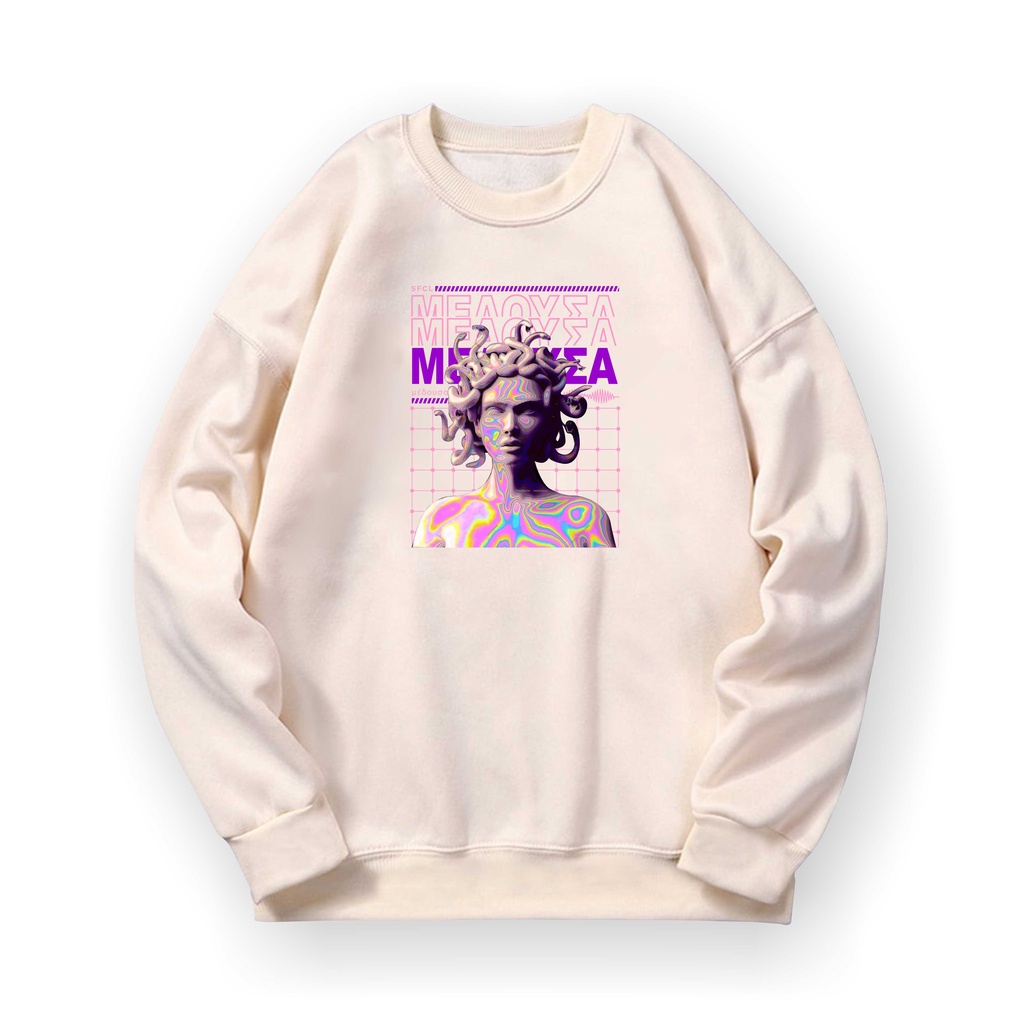 MEDUSA Sweater Crewneck || MEDUSA Basic Sweater Sz M - XL ( Pria &amp; Wanita )