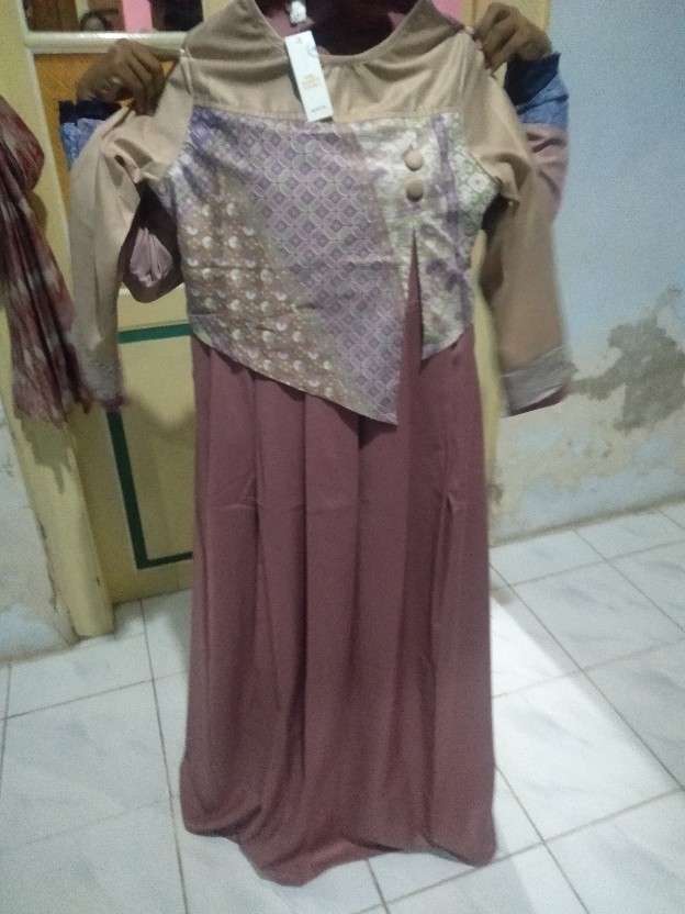 Jehan Dress Gamis Batik, Gamis Kondangan, Gamis Toyobo