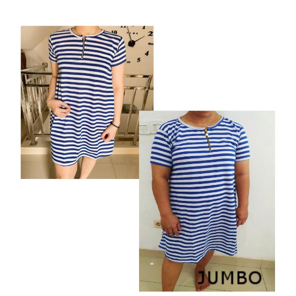 VISION ONLINE-DRESS SALUR S TO XXL JUMBO WANITA MURAH MERIAH KEKINIAN GROSIR DASTER PENDEK KOREA COD