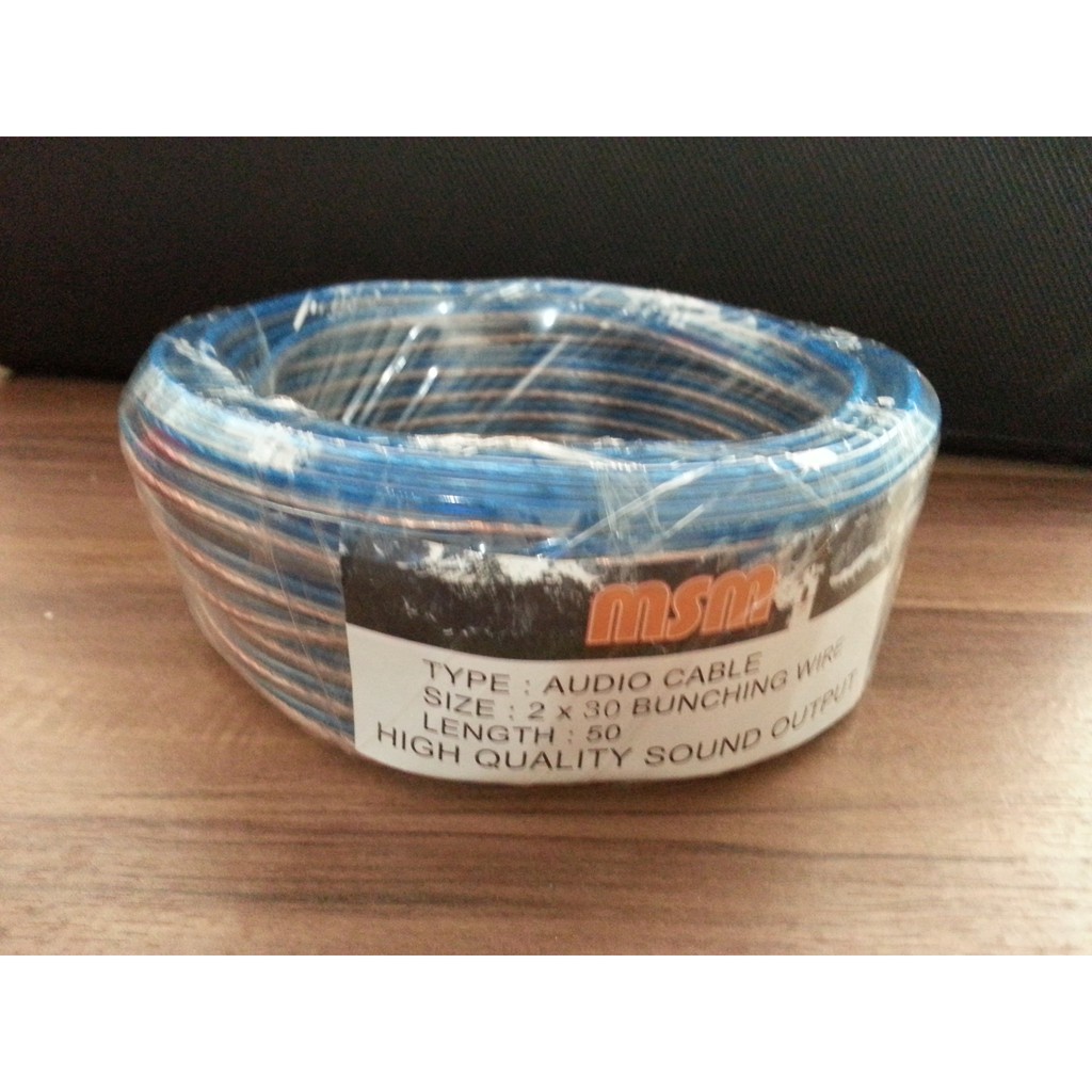 KABEL Listrik TRANSPARAN / Transparant Cable 2x30 Panjang 50