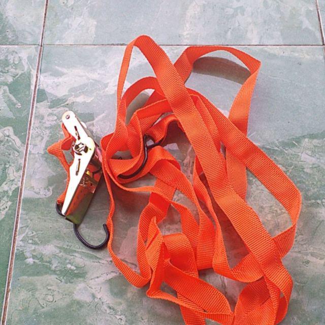 Tali Pengikat Barang Di Motor Ratchet Tie Down Set 4,5 Meter