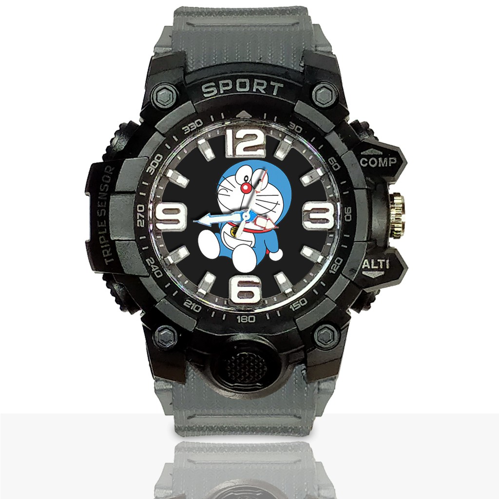 Jam Tangan Custom DORAEMON Ruber- Water Resistant