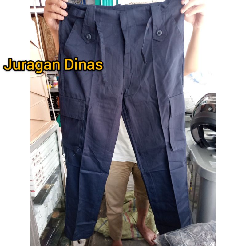 Celana PDL Biru Merk AR Exclusive bahan full drill