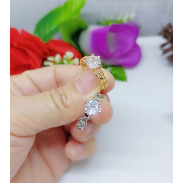 Cincin Xuping Permata Lapis emas 18k 110A-112A