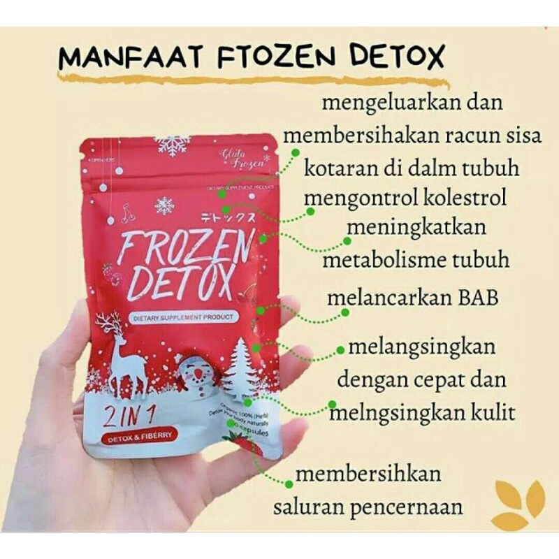 {COD~ORI BARCODE} ROZEN DETOX By GLUTA FROZEN THAILAND