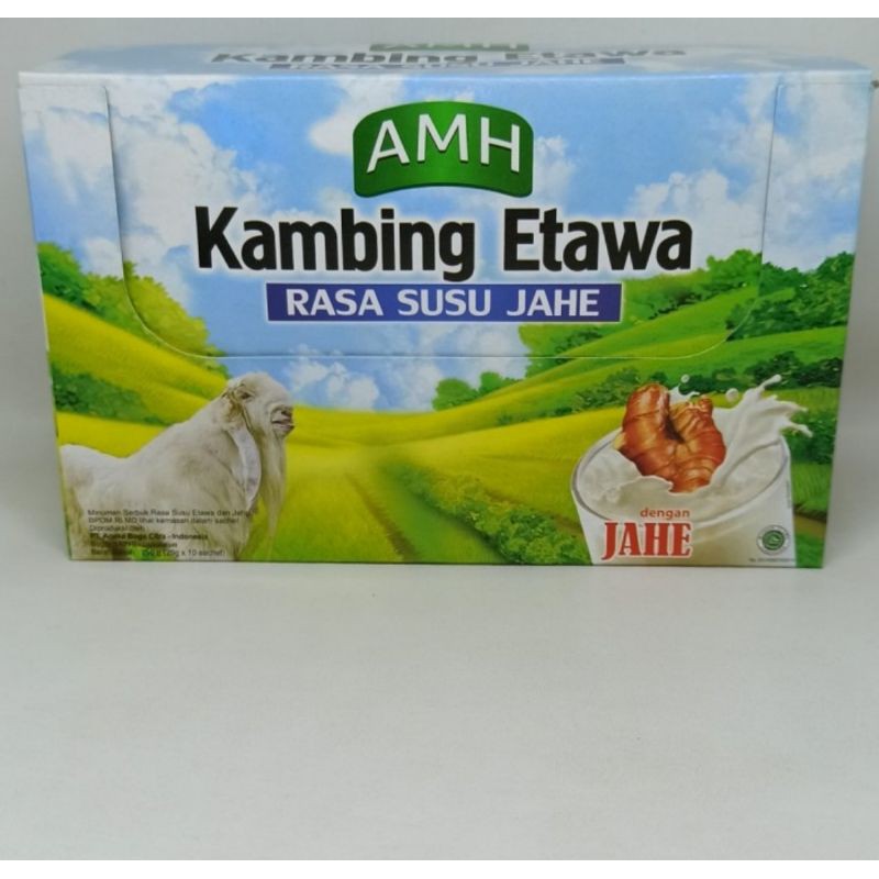 

Susu AMH Jahe | Susu Kambing Etawa Rasa Jahe | Isi 10sachet