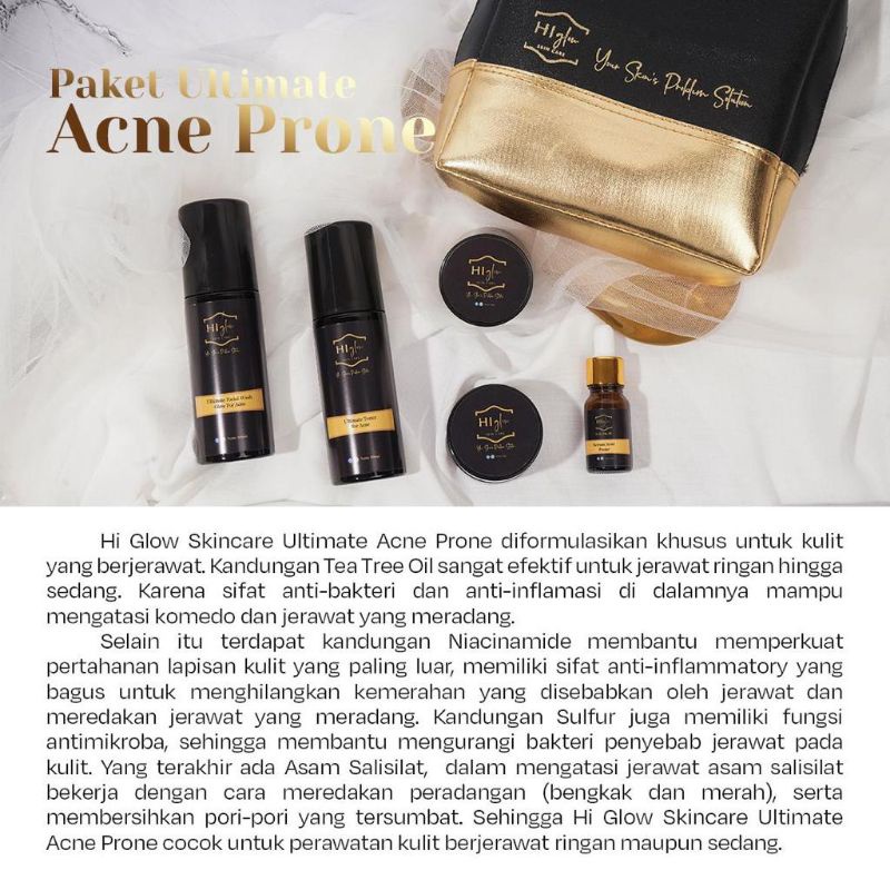 paket Acne Prone @HiGlow skincare