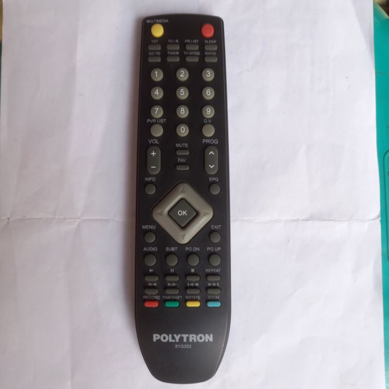 Remote TV LCD LED POLYTRON Original . 81G352 .