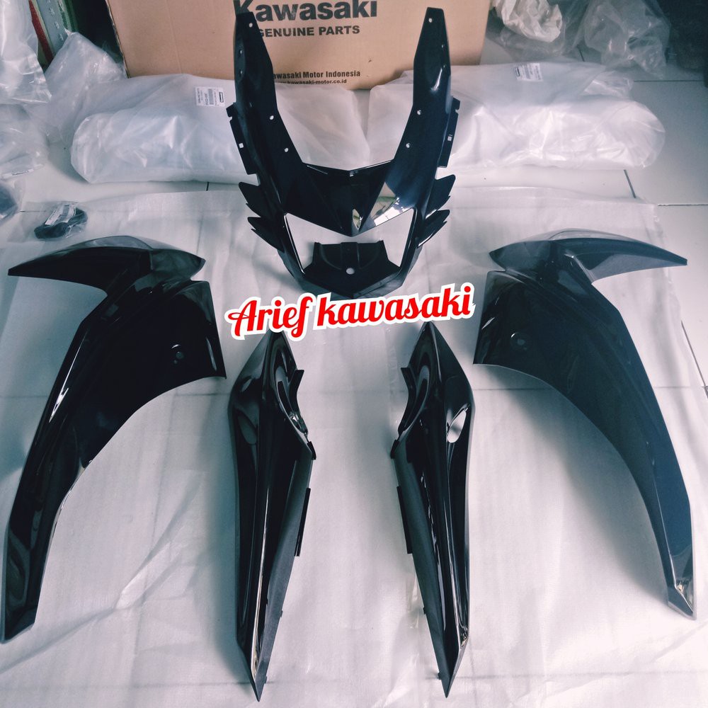 Fairing sayap coak dan cover body barong ninja rr new polos mki5