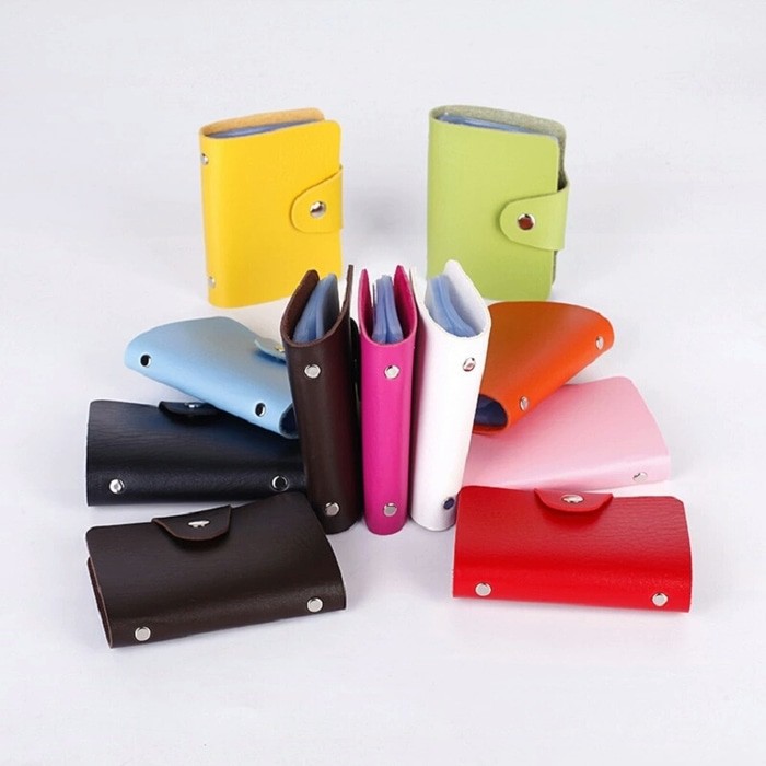 Dompet Tempat Kartu Nama - Kartu Kredit - Kartu ATM - souvenir Dompet Kartu / Card Holder 24 Slot