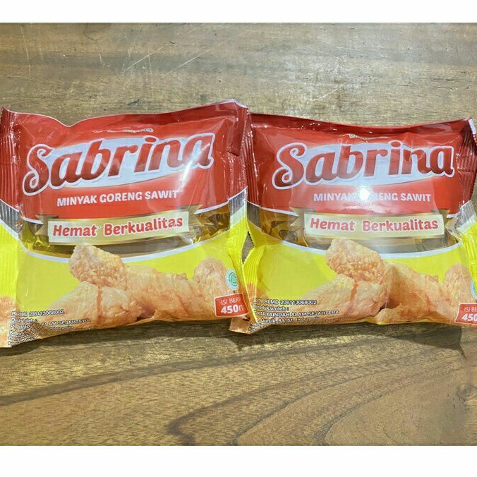 

MINYAK GORENG SABRINA BANTAL 450 ML