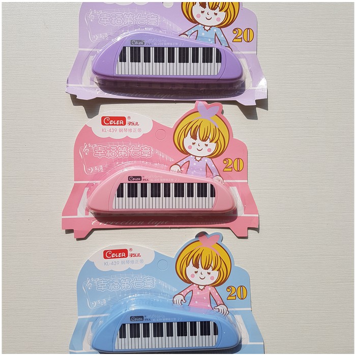 

TERLARIS!!! Correction Tape 2 Sisi Piano 12 meter UNIK