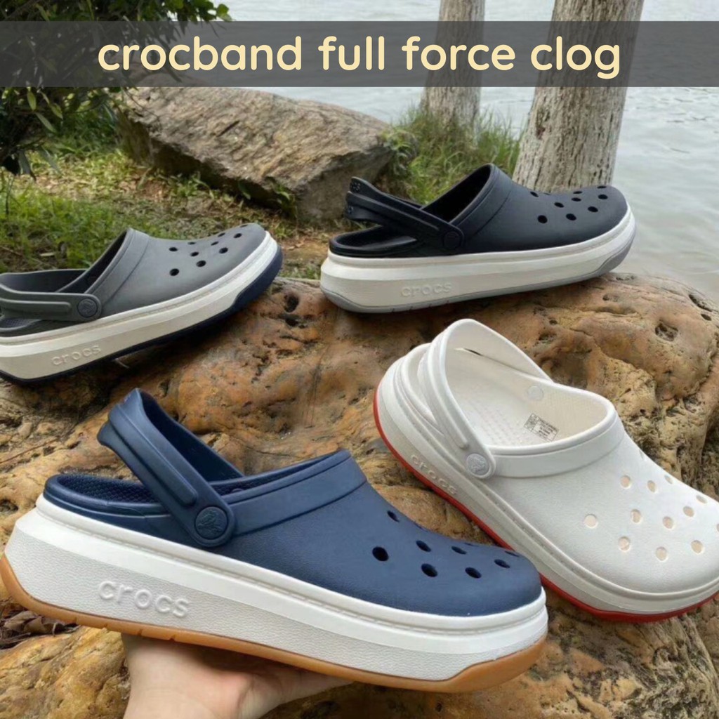 Crocs / Crocs Pria / Sandal Pria / Crocsband Full Force Clog / Crocs Perawat Dokter