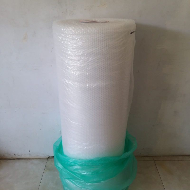 

bubble buble wrap bening putih 50 m x 125 cm lebih tebal ukuran asli real