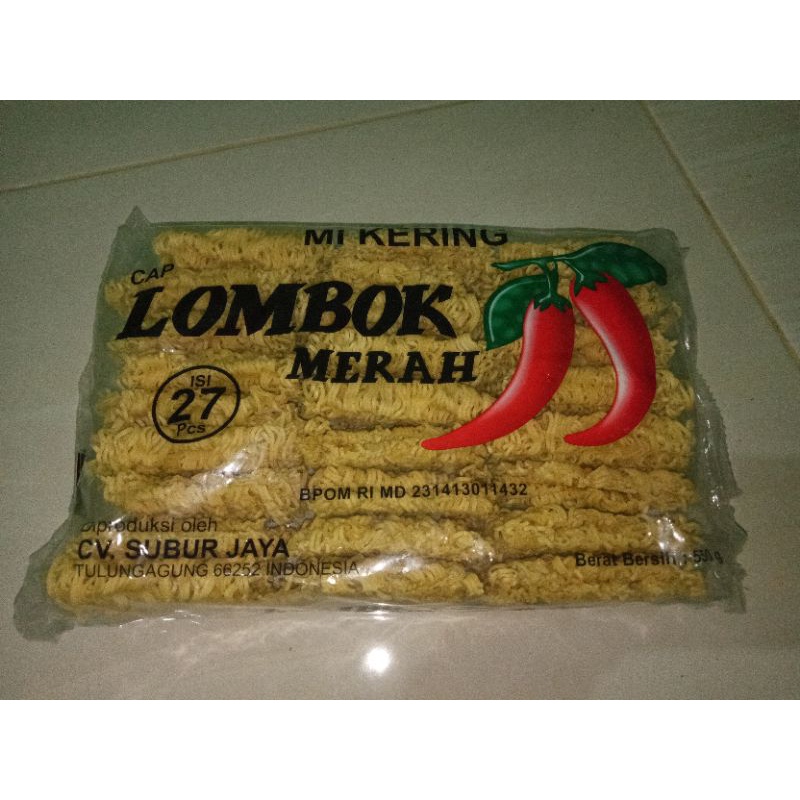 

MIE KUNING CAP LOMBOK MERAH