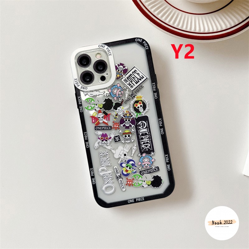 Soft Case TPU Motif Anime One Piece Untuk IPhone XR 13 11 12 Pro Max 6 6s 7 8 Plus X XS Max SE 2020