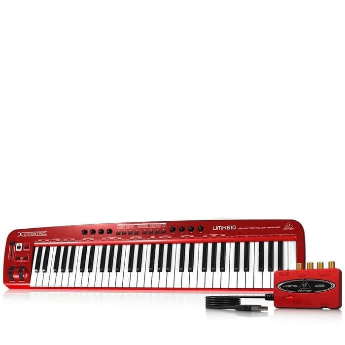 BEHRINGER UMX610 - UMX 610 61 keys USB Midi Keyboard Controller