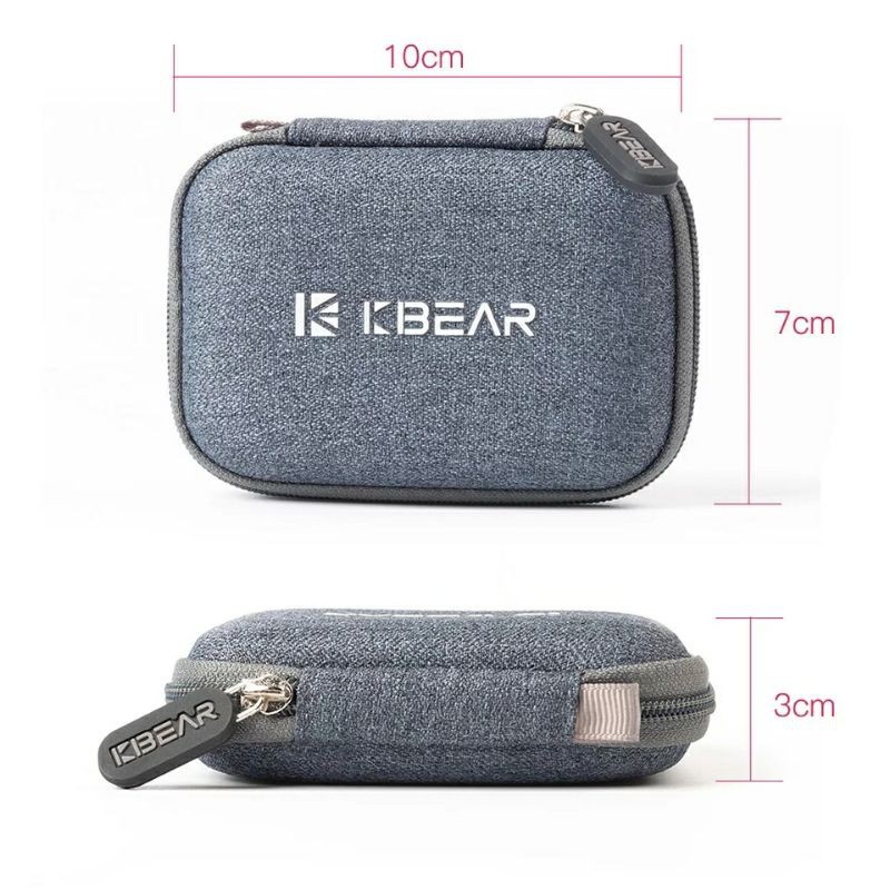 KBear Fabric Case Wallet Earphone Storage Bag