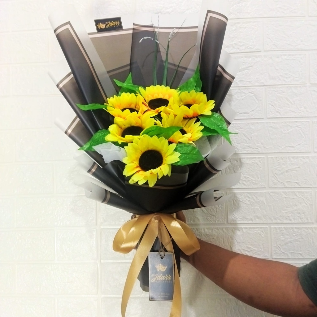 Sunny Bouqet | Buket Bunga Matahari | Buket Artificial Sunflower | Buket Hadiah Wisuda |