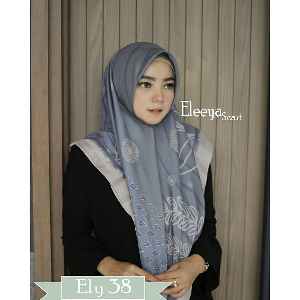 HIJAB SEGIEMPAT MOTIF PRINTING II Eleeya Scarf ELY 38