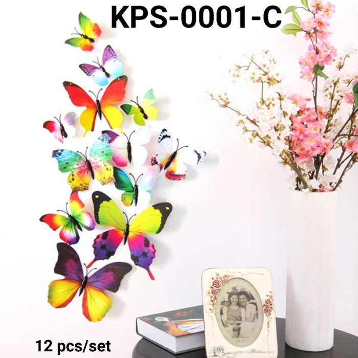 

GR-KPS-0001 CAKE TOPPER HIASAN KUE KUPU KUPU BUTTERFLY PINK UNGU BIRU PROMO TERBARU