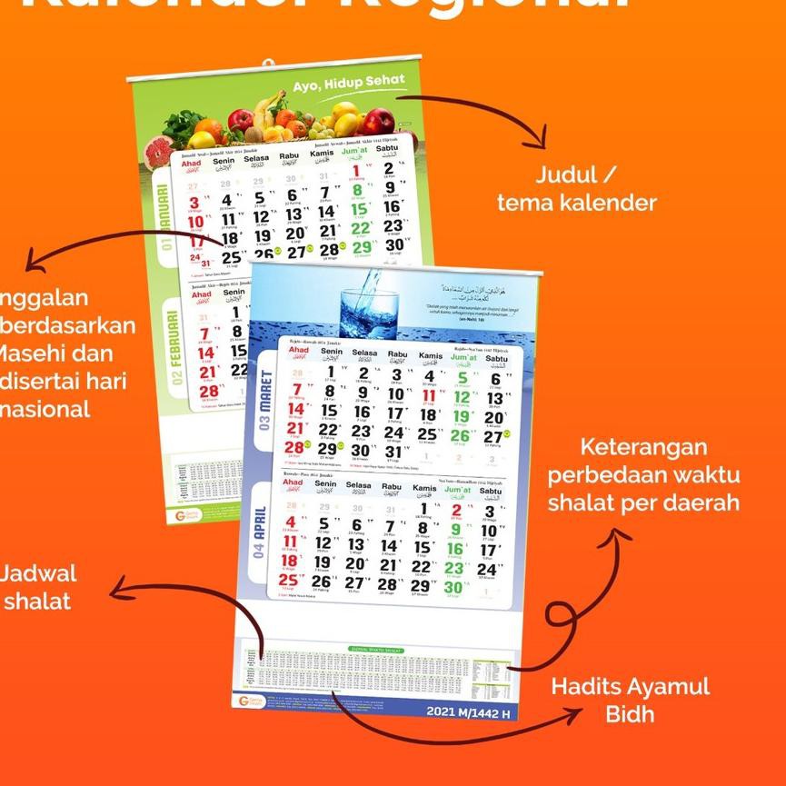

Best Seller!! (nul-713) Kalender Muslim Regional 2021 (Gema Insani Press)