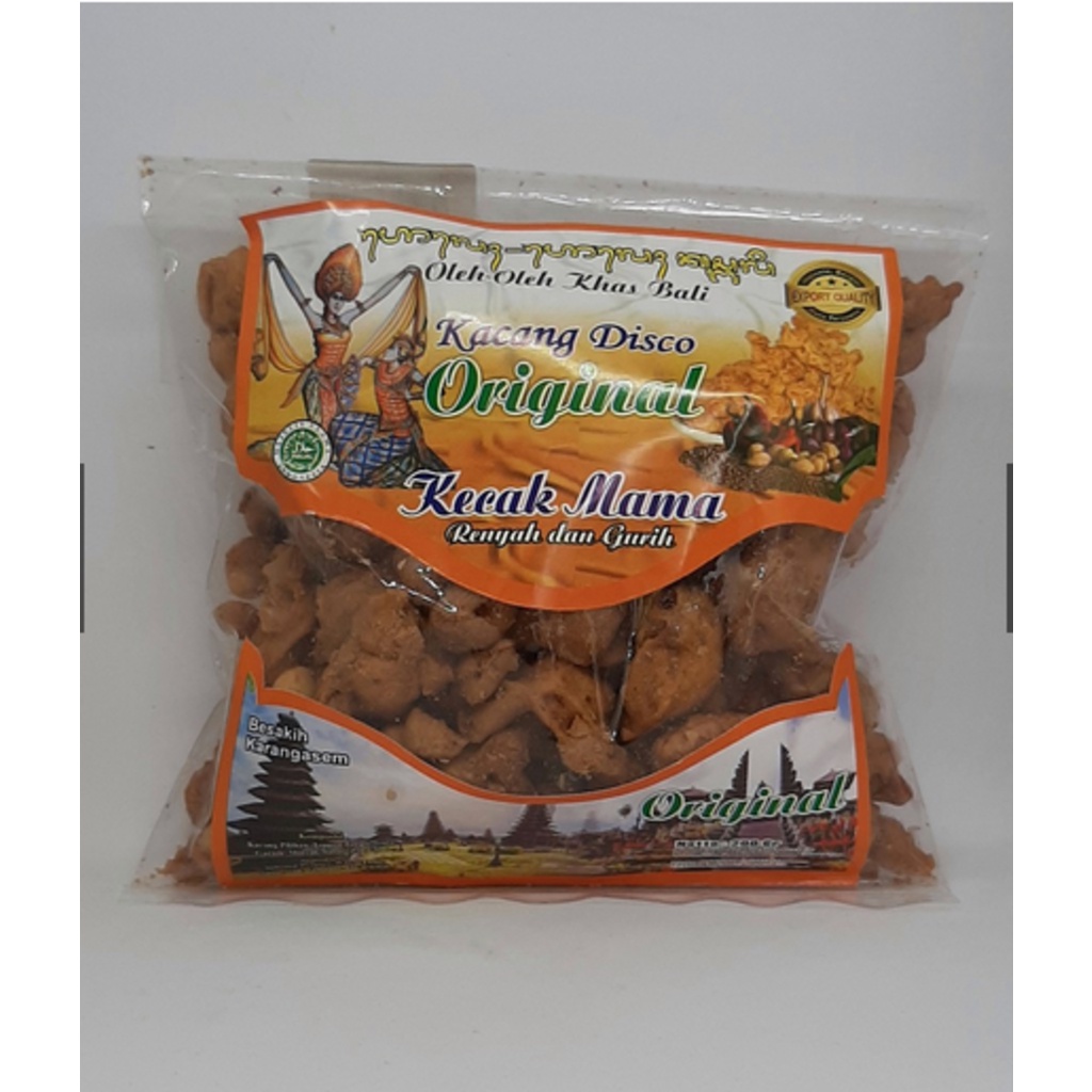 

Paket Bundling 6 Pcs Kacang Disco Kecak Mama Plastik 200gr Rasa Original