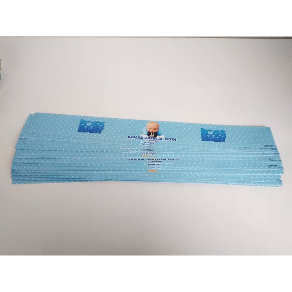 label bento baby boss / label bento custom baby boss / label box bento baby boss