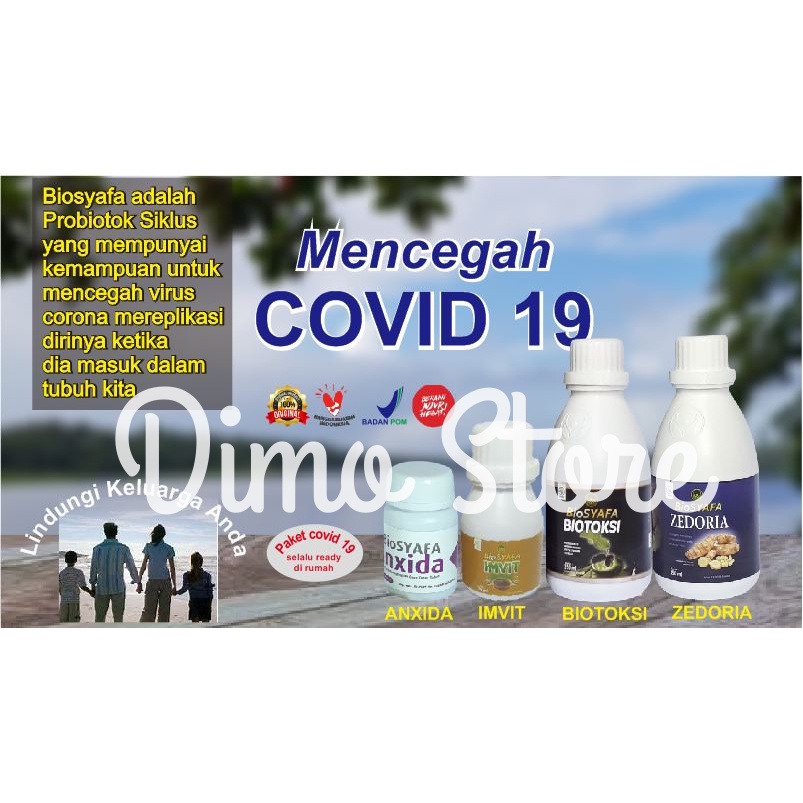 LEBIH HEMAT_Paket Biosyafa Covid - Zedoria, Biotoksi, Bioimvit, Anxida