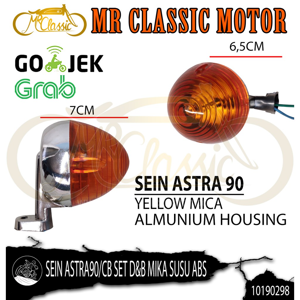 Sein/Riting Motor Standard Astra90/CB Mika Susu Sepasang
