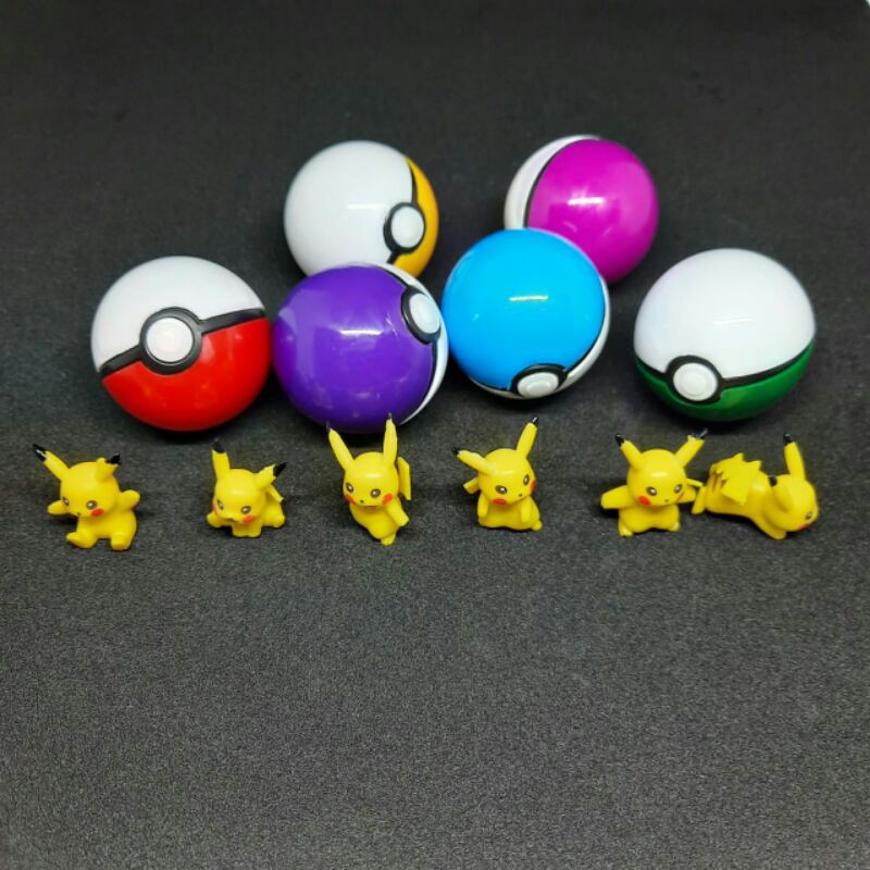 mini figure pokemon + pokeball