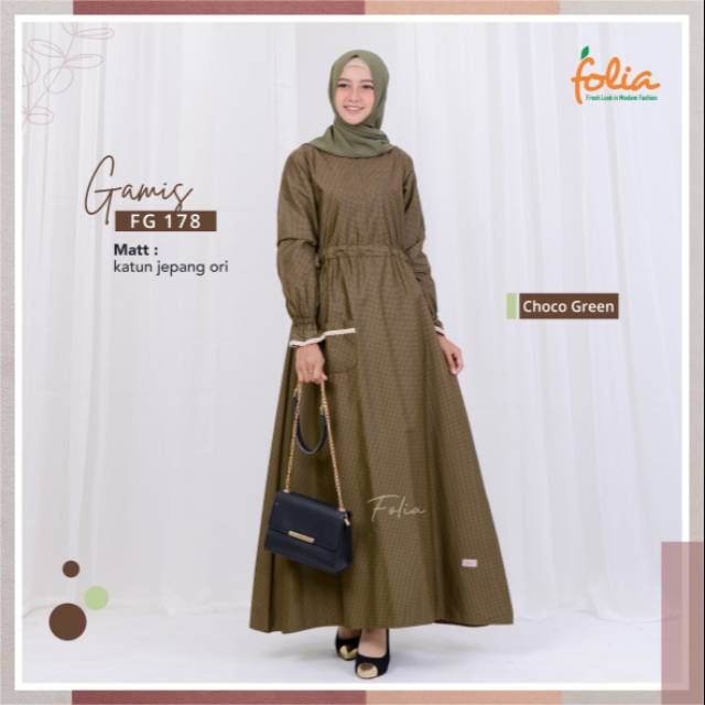 FG 178, Gamis Folia polkadot#Katun Jepang