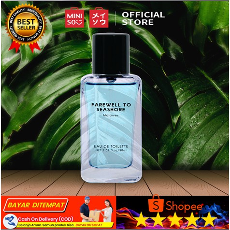 MINISO Parfum Pria Lelaki Perfume Farewell to Seashore EDT Maldives/Parfum Laki - Laki