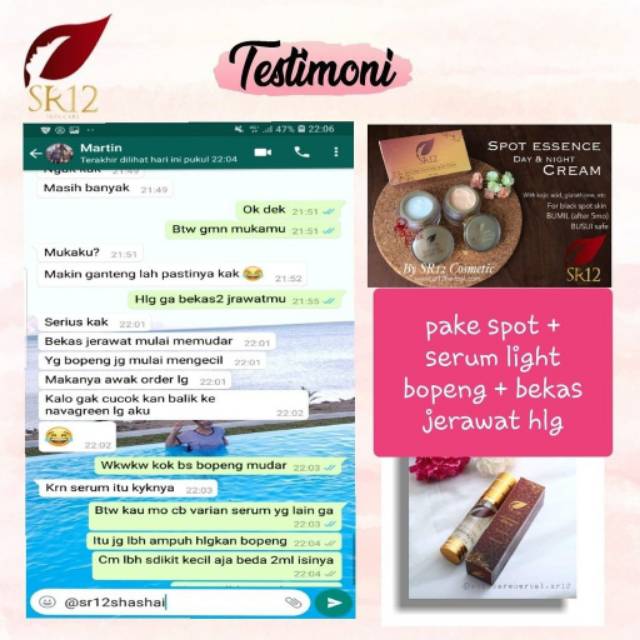 Lightening Serum SR12 - Serum Kulit Berminyak dan Kusam - Serum Flek Hitam dan Bekas Jerawat Ampuh