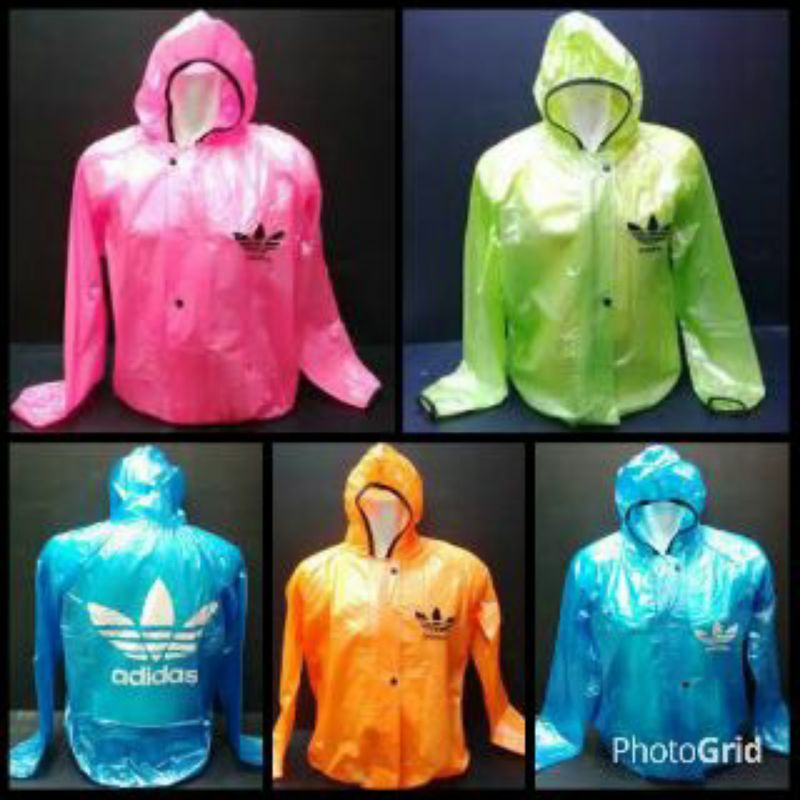 Jas hujan jaket sauna jaket sport adidas