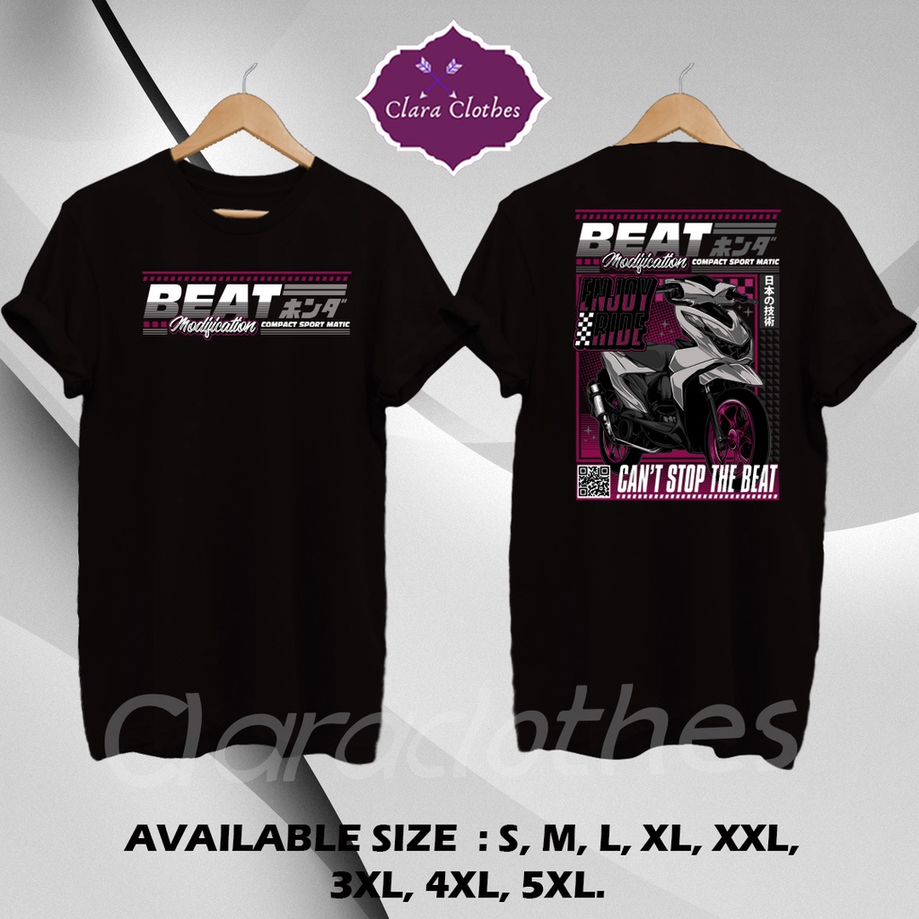 kaos honda beat / kaos beat street / kaos beat / baju beat street / baju motor / baju beat / baju Ho