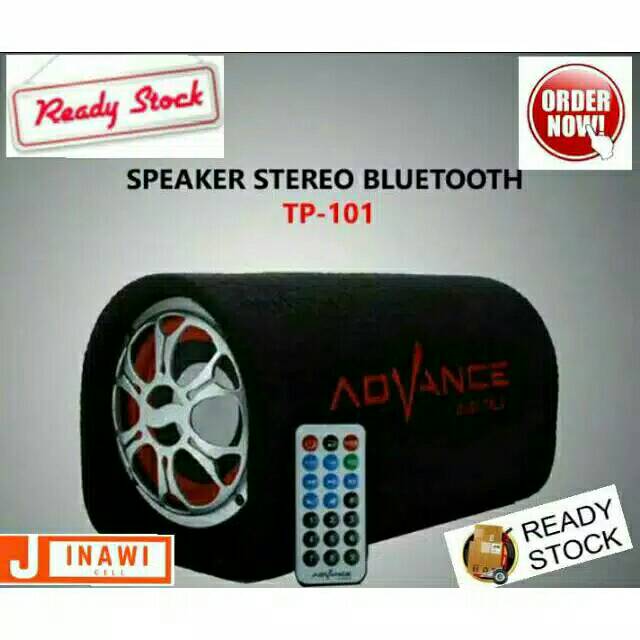 Speaker mobil LP, HP, Advance subwofer T101BT Bluetooth T101BT Aktif Ada Remote Controlnya